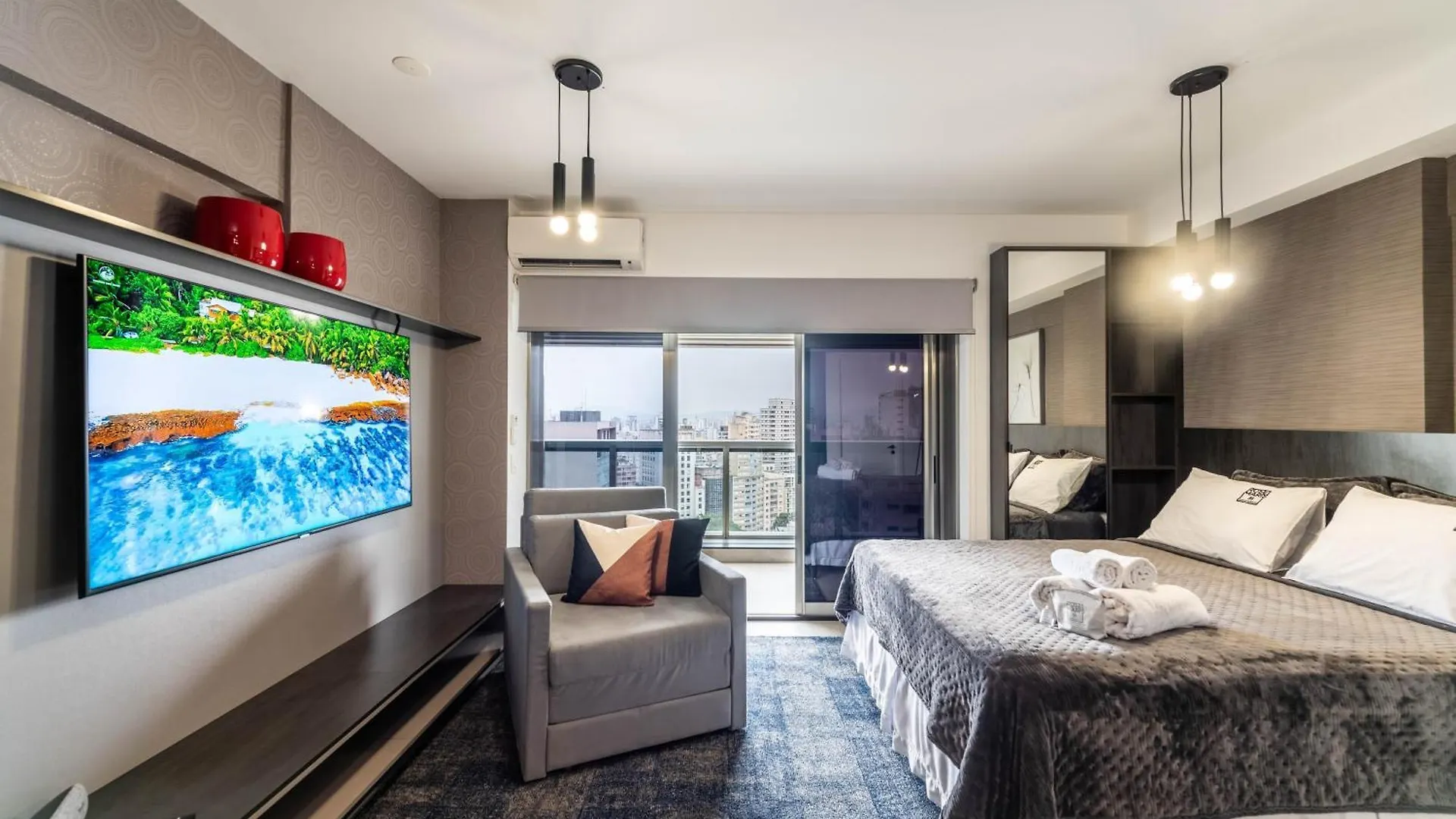 סאו פאולו Rosemari'S Apartments 2214 Studio Luxuoso ברזיל